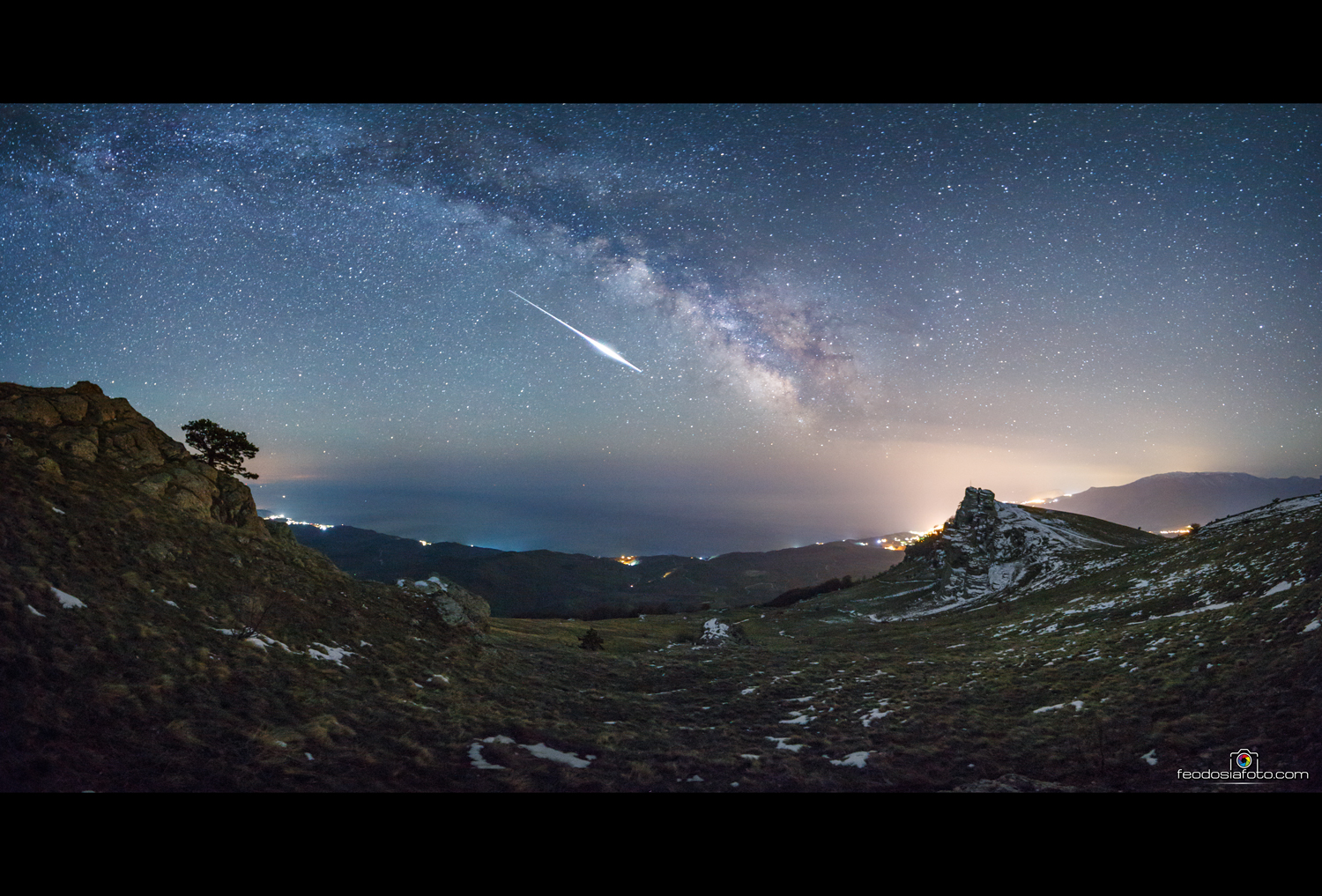 Фото метеорит, Крым, Демерджи, Алушка, Млечный путь, космос, обсерватория