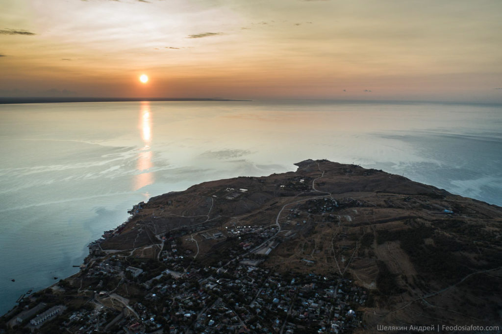 Пейзажи Крыма с высоты птичьего полета от Андрея Шелякина.